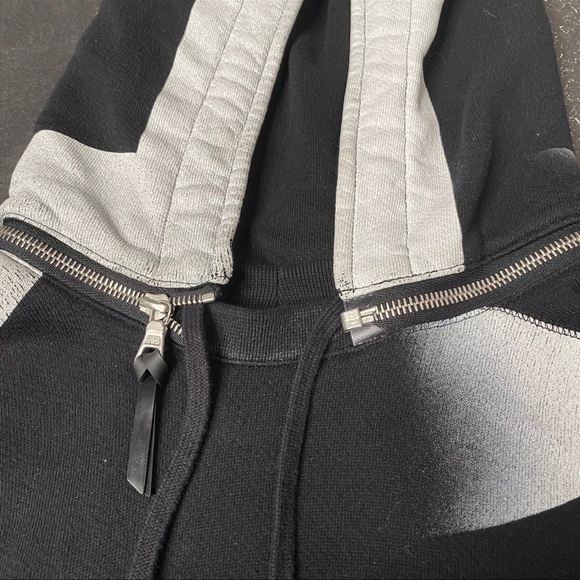Boris Bidjan Saberi 11 BBS black hoodie Asymmetrical Pattern Removable Hood, S - Picture 4 of 12